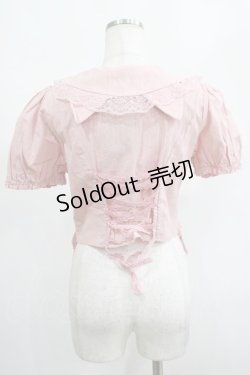 画像3: DARK IN LOVE / Pink princess heart button doll collar blouse S ピンク H-25-02-13-059-PU-BL-KB-ZS