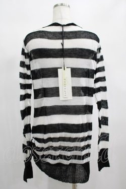 画像3: PUNK RAVE / Insanity striped sweater Free ホワイト H-25-02-13-061-PU-TO-KB-OS