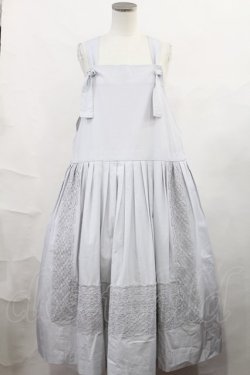 画像1: Jane Marple / Winter lace tablier skirt M シルバーグレー H-25-02-13-1002-JM-SK-KB-ZH