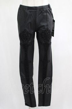 画像1: PUNK RAVE / soiree Leggins S ブラック H-25-02-13-017-PU-PA-KB-ZS