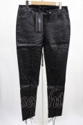 PUNK RAVE / Ball Jointed Doll trousers mattパンツ XL ブラック H-25-02-13-026-PU-PA-KB-ZS