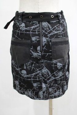 画像3: PUNK RAVE /ULLS SKIRT XS 黒 H-25-02-13-030-PU-SK-KB-ZY