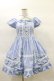 画像1: Angelic Pretty / はしごレースワンピース Free サックス H-25-02-14-078-AP-OP-NS-ZH (1)