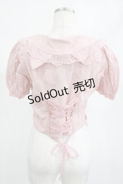 画像2: DARK IN LOVE / Pink princess heart button doll collar blouse XS ピンク H-25-02-14-1028-PU-BL-KB-ZH