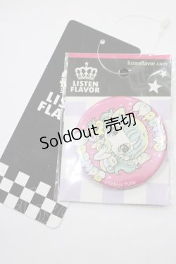 画像1: LISTEN FLAVOR / 缶バッジ   H-25-02-15-077-PU-ZA-KB-ZH