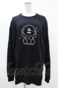 NieR Clothing / プリントSWEAT   黒 H-25-02-17-051-PU-TO-KB-ZH