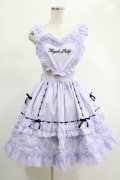 Angelic Pretty / Heart胸あて付スカート(無地) Free ラベンダー H-25-02-18-006-AP-SK-NS-ZH