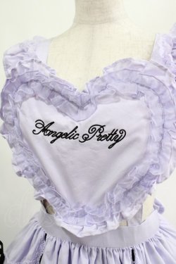 画像4: Angelic Pretty / Heart胸あて付スカート(無地) Free ラベンダー H-25-02-18-006-AP-SK-NS-ZH