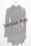 PUNK RAVE / TEAR AND DESTROY DRESS M-L 黒 H-25-02-19-2023-PU-OP-KB-ZH