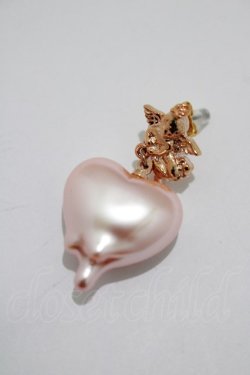 画像1: Q-pot. / Sweetheart Angel Pierce  ピンク H-25-02-20-061-QP-AC-KB-ZH