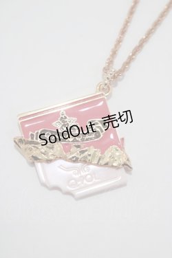 画像1: Q-pot. / Carre de Chocolat Necklace  ストロベリー H-25-02-20-068-QP-AC-KB-ZH