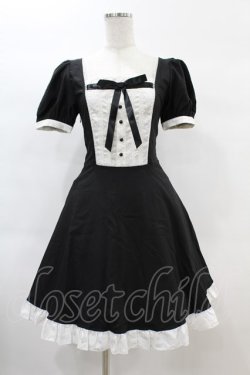 画像1: DARK IN LOVE / Magic doll black white rebel dress M ブラック×ホワイト H-25-02-21-1011-PU-OP-KB-ZH