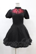 DARK IN LOVE / Gothic doll lace red in black dress XS ブラック×レッド H-25-02-21-1013-PU-OP-KB-ZH