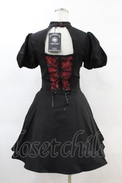 画像2: DARK IN LOVE / Gothic doll lace red in black dress XS ブラック×レッド H-25-02-21-1015-PU-OP-KB-ZH