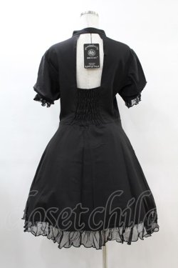 画像2: DARK IN LOVE / Gothic lolita hearted lace up midi dress L ブラック H-25-02-21-1020-PU-OP-KB-ZH