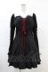 画像1: DARK IN LOVE / Heart to heart valentine date princess dress L ブラック×レッド H-25-02-21-1023-PU-OP-KB-ZH (1)