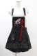 画像1: DARK IN LOVE / Blood devil strap pleated dress M ブラック H-25-02-21-1030-PU-OP-KB-ZH (1)