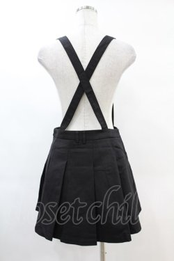 画像2: DARK IN LOVE / Blood devil strap pleated dress M ブラック H-25-02-21-1030-PU-OP-KB-ZH