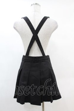 画像2: DARK IN LOVE / Blood devil strap pleated dress XS ブラック H-25-02-21-1032-PU-OP-KB-ZH