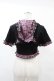 画像2: DARK IN LOVE / Gothic lolita pink plaid cat ear hoody cape S ブラック×ピンク H-25-02-21-1043-PU-TO-KB-ZH (2)