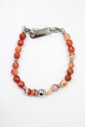 NieR Clothing / STONE BRACELET  オレンジ H-25-02-21-068-PU-AC-KB-ZH