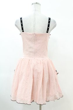 画像2: DARK IN LOVE / Pink doll moon strap dress S ピンク H-25-02-22-1012-PU-OP-KB-ZH