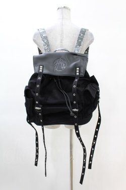 画像1: FAN ALL FLAMES / BEDLAM BACKPACK  ブラック H-25-02-22-1002-0-BG-KB-ZH