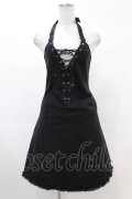 KILL STAR / Subzero Halter Dress XS ブラック H-25-02-22-1018-SL-OP-KB-ZH