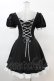 画像2: DARK IN LOVE / Magic doll black white rebel dress S ブラック H-25-02-22-1019-PU-OP-KB-ZH (2)