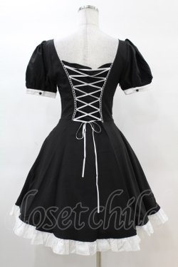 画像2: DARK IN LOVE / Magic doll black white rebel dress S ブラック H-25-02-22-1020-PU-OP-KB-ZH