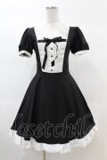 DARK IN LOVE / Magic doll black white rebel dress XS ブラック H-25-02-22-1021-PU-OP-KB-ZH