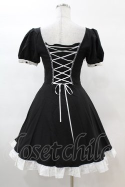 画像2: DARK IN LOVE / Magic doll black white rebel dress XS ブラック H-25-02-22-1021-PU-OP-KB-ZH