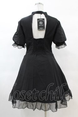 画像2: DARK IN LOVE / Gothic lolita hearted lace up midi dress L ブラック H-25-02-22-1033-PU-OP-KB-ZH