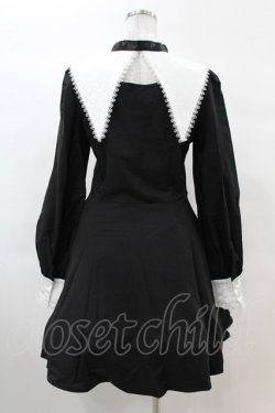 画像2: DARK IN LOVE / Gothic lolita black and white bow neck dress L ブラック H-25-02-22-1035-PU-OP-KB-ZH