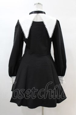 画像2: DARK IN LOVE / Gothic lolita black and white bow neck dress L ブラック H-25-02-22-1036-PU-OP-KB-ZH