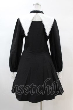 画像2: DARK IN LOVE / Gothic lolita black and white bow neck dress L ブラック H-25-02-22-1037-PU-OP-KB-ZH