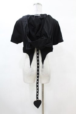 画像2: DARK IN LOVE / Punk cool cat tail cape XL ブラック H-25-02-22-1043-PU-TO-KB-ZH