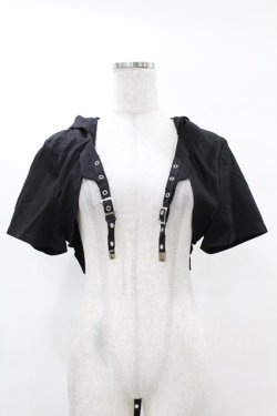 画像1: DARK IN LOVE / Punk cool cat tail cape XL ブラック H-25-02-22-1045-PU-TO-KB-ZH