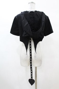 画像2: DARK IN LOVE / Punk cool cat tail cape XL ブラック H-25-02-22-1045-PU-TO-KB-ZH