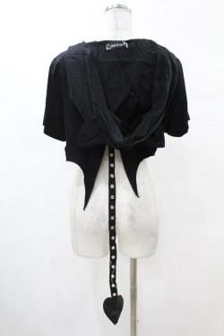 画像2: DARK IN LOVE / Punk cool cat tail cape L ブラック H-25-02-22-1046-PU-TO-KB-ZH