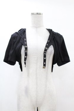 画像1: DARK IN LOVE / Punk cool cat tail cape L ブラック H-25-02-22-1047-PU-TO-KB-ZH