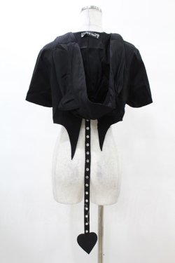 画像2: DARK IN LOVE / Punk cool cat tail cape L ブラック H-25-02-22-1047-PU-TO-KB-ZH