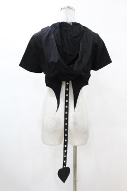 画像2: DARK IN LOVE / Punk cool cat tail cape S ブラック H-25-02-22-1048-PU-TO-KB-ZH