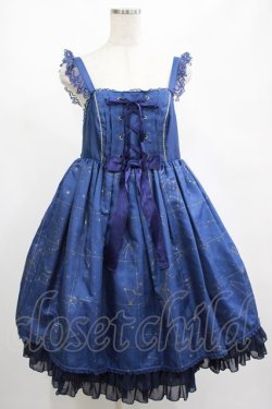 画像1: Angelic Pretty / Twinkle Skyジャンパースカート Free ブルー H-25-02-22-008-AP-OP-NS-ZH