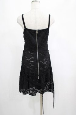 画像3: DARK IN LOVE / Gothic super white cross strap dress M ブラック H-25-02-23-048-PU-OP-KB-ZH