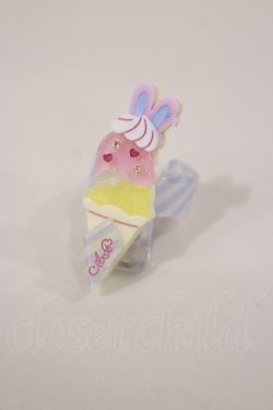 画像1: Angelic Pretty / Ice Cream Parlorリング  ピンク H-25-02-23-1047-AP-AC-NS-ZH