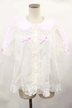 画像1: Angelic Pretty / トッピングハートブラウス Free オフ/ピンク H-25-02-23-1008-AP-BL-NS-ZH