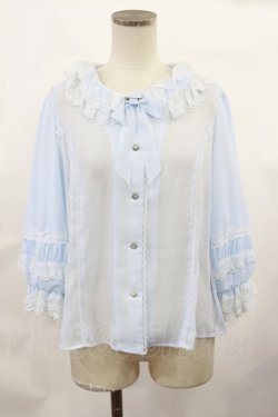 画像1: Angelic Pretty / ホイップdollブラウス Free サックス H-25-02-23-1009-AP-BL-NS-ZH