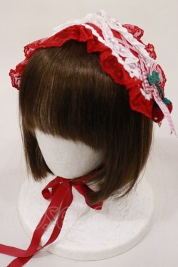 画像1: Angelic Pretty / Little Strawberryヘッドドレス  レッド H-25-02-23-1028-AP-AC-NS-ZH