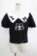 画像1: DARK IN LOVE / Black lolita two little bears doll top XXL ブラック H-25-02-23-055-PU-TO-KB-ZH (1)